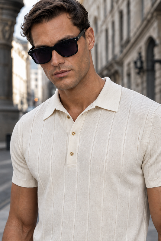 POLO DE ALGODÓN MODERNO | ROSA SERRANO