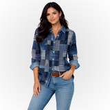 BLUSA VINTAGE DE CUADROS | ROSA SERRANO
