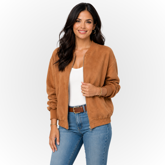LUCIANA | CHAQUETA BOMBER DE ANTE