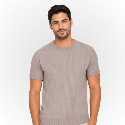 LUGO | CAMISETA DE RAYAS DE PUNTO